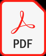 PDF file icon with red Acrobat logo and white document frame